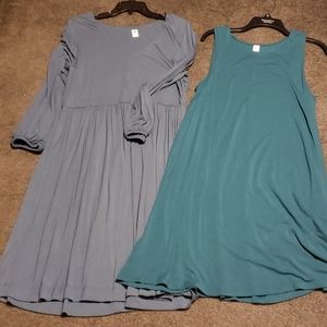 Bundle of 2 old navy dresses